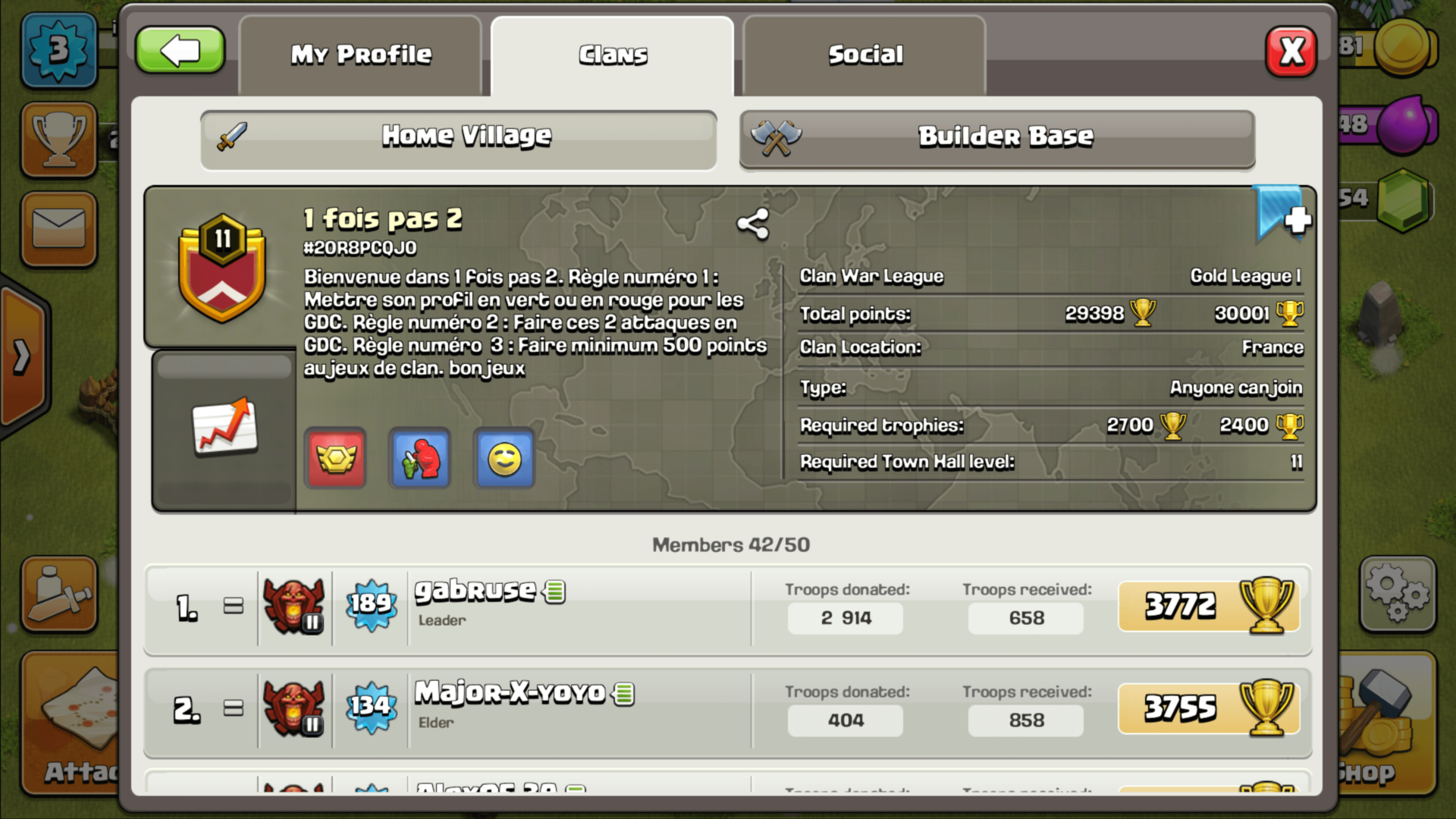 Clash of Clans Home Village gameplay